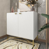 Clihome 15.75-in W x 32.87-in H Mdf White Freestanding Utility Storage Cabinet
