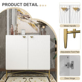 Clihome 15.75-in W x 32.87-in H Mdf White Freestanding Utility Storage Cabinet