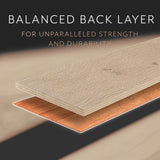 Element Flooring Irving Park Dewdrop European White Oak 8-33/50-in W x 9/16-in T x Varying Length Wirebrushed Water Resistant Engineered Hardwood Flooring (31.25-sq ft / Carton)