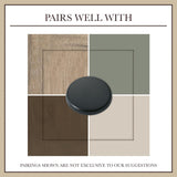 allen + roth Arthur (76Mm) Center to Center Matte Black Arch Handle Drawer Pull