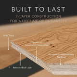 Element Flooring Hickory Thistle hardwood flooring — detail view