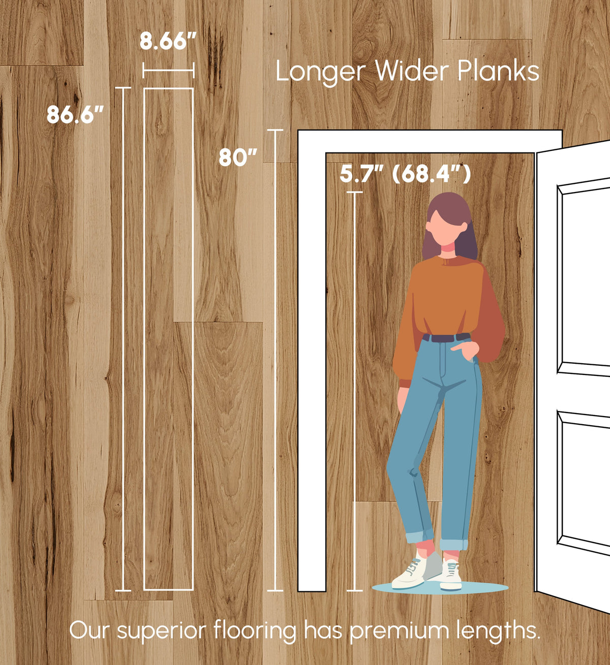 Element Flooring Hickory Thistle hardwood flooring — alternate angle