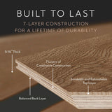 Element Flooring Hickory Plush Knot hardwood flooring — detail view
