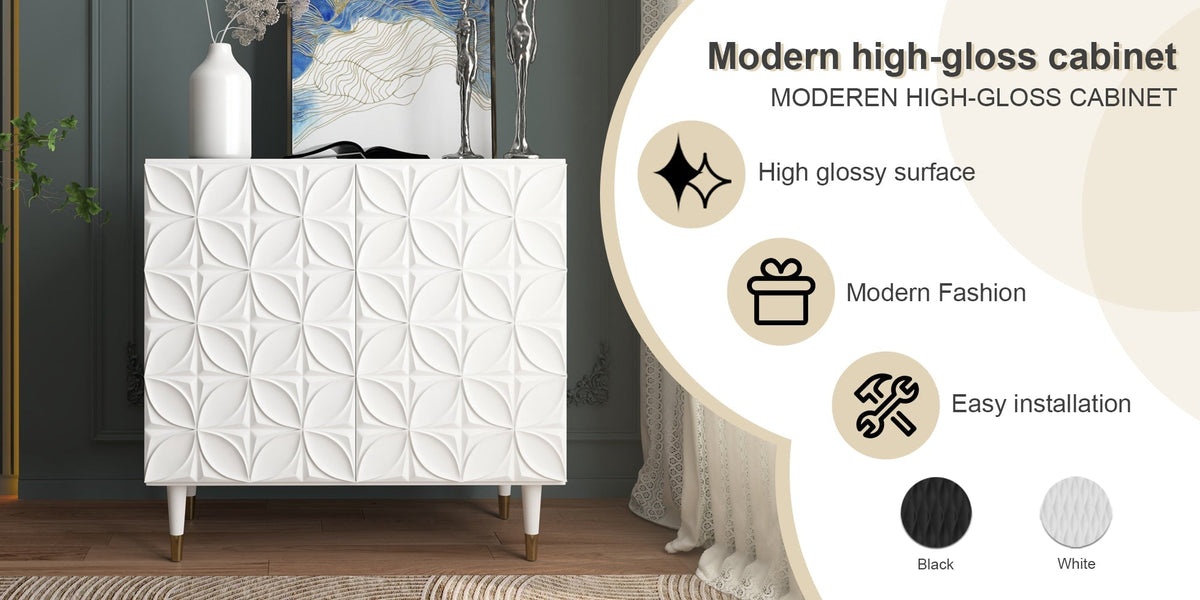Clihome 15.75-in W x 31-in H Mdf White Freestanding Utility Storage Cabinet