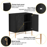 Clihome 15.75-in W x 31.63-in H Mdf Black Freestanding Utility Storage Cabinet