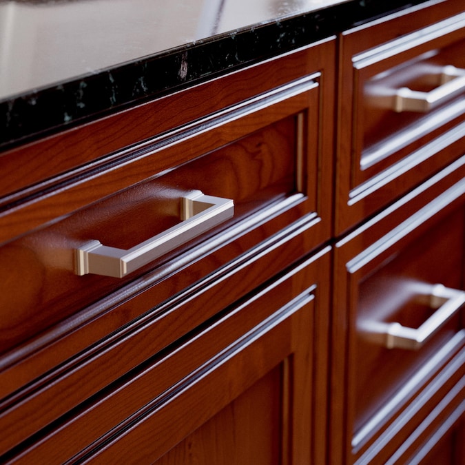 allen + roth Beaumont (128Mm) Center to Center Rectangular Handle Drawer Pull