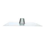Galvanized Plumber’s Roof Pipe Flashing, 1-1/2 in (Mill Finish)