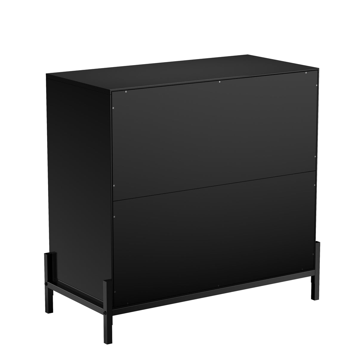 Clihome 15.67-in W x 31.5-in H Mdf Black Freestanding Utility Storage Cabinet