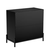 Clihome 15.67-in W x 31.5-in H Mdf Black Freestanding Utility Storage Cabinet