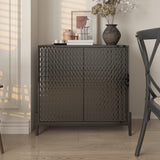 Clihome 15.67-in W x 31.5-in H Mdf Black Freestanding Utility Storage Cabinet
