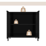 Clihome 15.67-in W x 31.5-in H Mdf Black Freestanding Utility Storage Cabinet