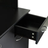 GZMR 70.87" Tall Wardrobe and Kitchen Cabinet Contemporary/Modern Black Kitchen Hutch