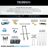 Tie Down TranzVolt Roofing Platform (Platform Only) – Ladder Hoist Accessory