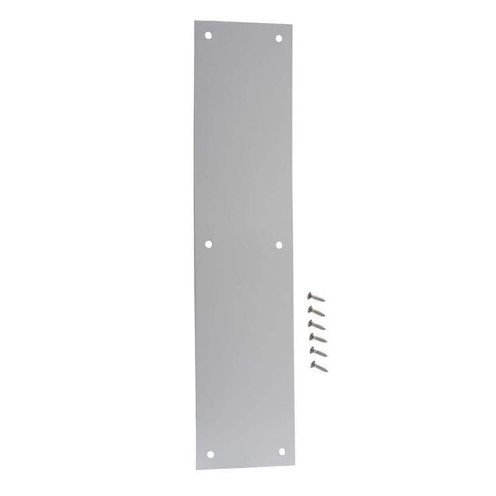 3-1/2 in. x 15 in. Satin Aluminum Push Plate