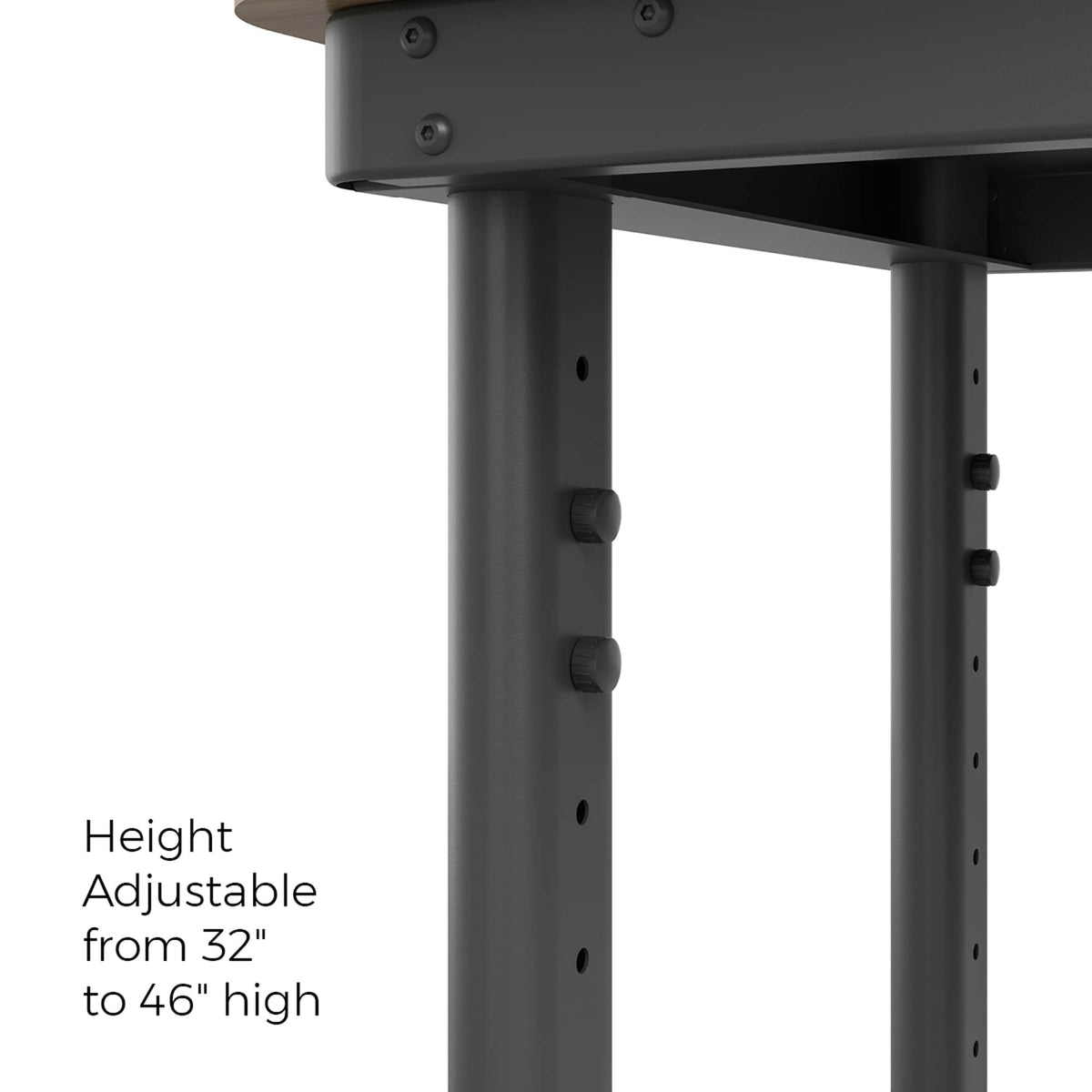 Everest Work Table 44-in W x 32-in H Steel Graphite Gray Freestanding Utility Storage Cabinet