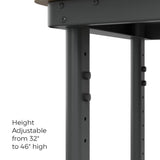 Everest Work Table 44-in W x 32-in H Steel Graphite Gray Freestanding Utility Storage Cabinet