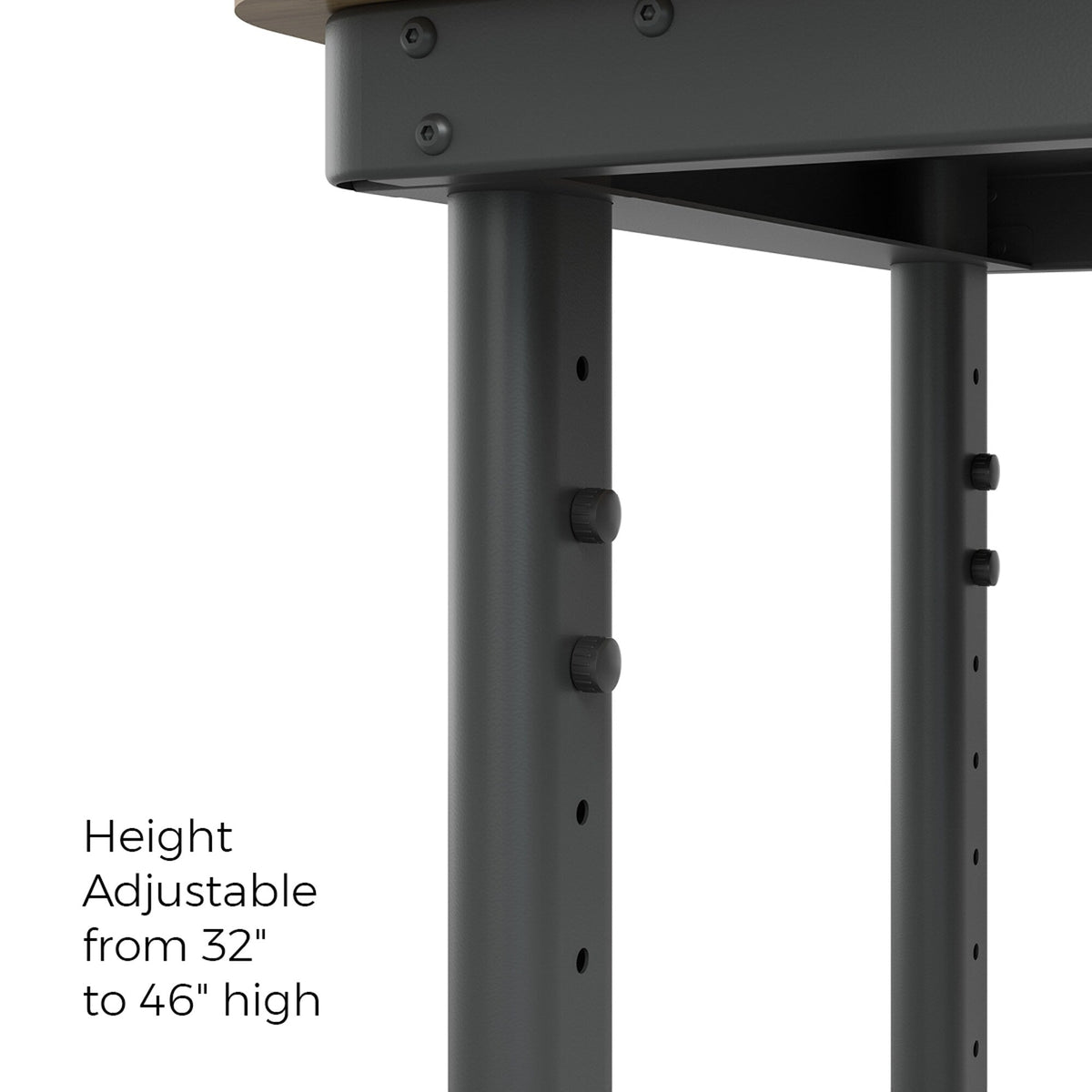 Everest Work Table 72-in W x 32-in H Steel Graphite Gray Freestanding Utility Storage Cabinet