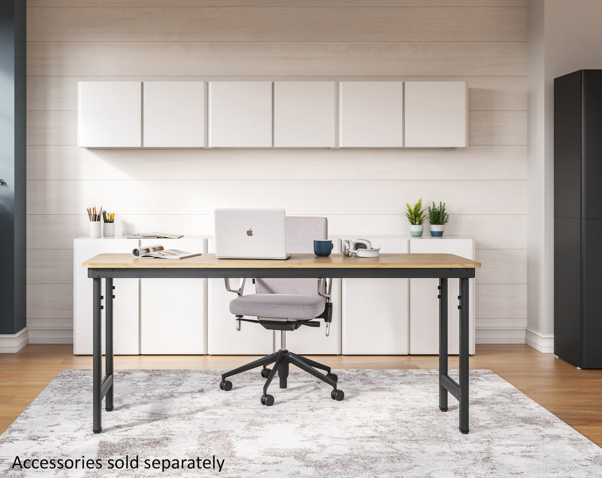 Everest Work Table 72-in W x 32-in H Steel Graphite Gray Freestanding Utility Storage Cabinet