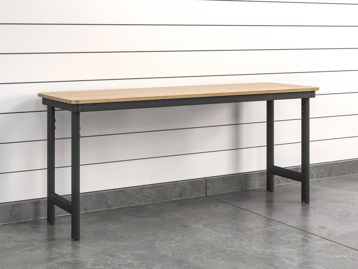 Everest Work Table 72-in W x 32-in H Steel Graphite Gray Freestanding Utility Storage Cabinet