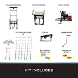 Tie Down TranzPorter TP250 Roofing Platform Ladder Hoist with Honda Engine, 44-ft Reach, 250-lb Capacity