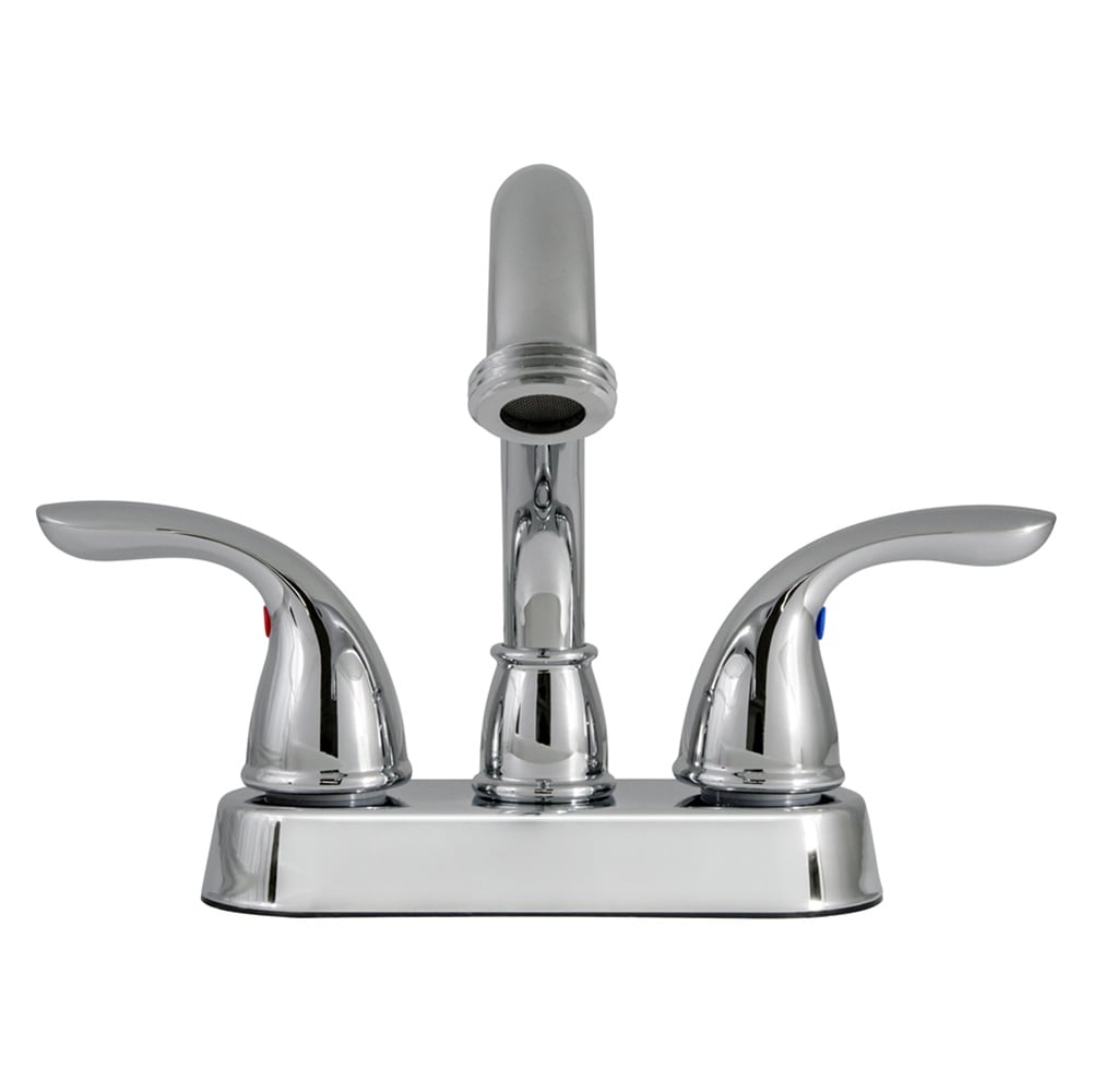 Design House Ashland Polished Chrome Utility Faucet - 2-Handle Deck-Mount