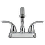 Design House Ashland Polished Chrome Utility Faucet - 2-Handle Deck-Mount