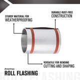 Amerimax 6-in x 25-ft Silver Aluminum Roll Flashing, 0.0084-in Thick