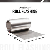 Amerimax 6-in x 25-ft Silver Aluminum Roll Flashing, 0.0084-in Thick