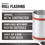 Amerimax 6-in x 25-ft Silver Aluminum Roll Flashing, 0.0084-in Thick