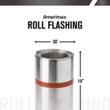 Amerimax 10-in x 50-ft Silver Galvanized Steel Roll Flashing