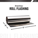 Amerimax 12-in x 25-ft Silver Galvanized Steel Roll Flashing, 2-Pack