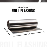 Amerimax 14-in x 25-ft Silver Galvanized Steel Roll Flashing