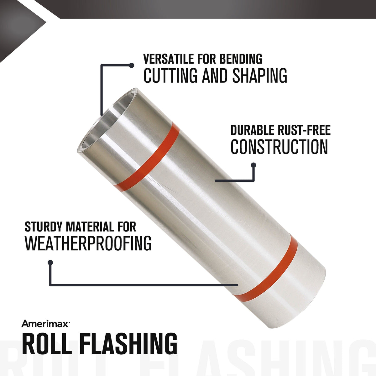 Amerimax 14-in x 25-ft Silver Galvanized Steel Roll Flashing