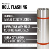 Amerimax 14-in x 25-ft Silver Galvanized Steel Roll Flashing