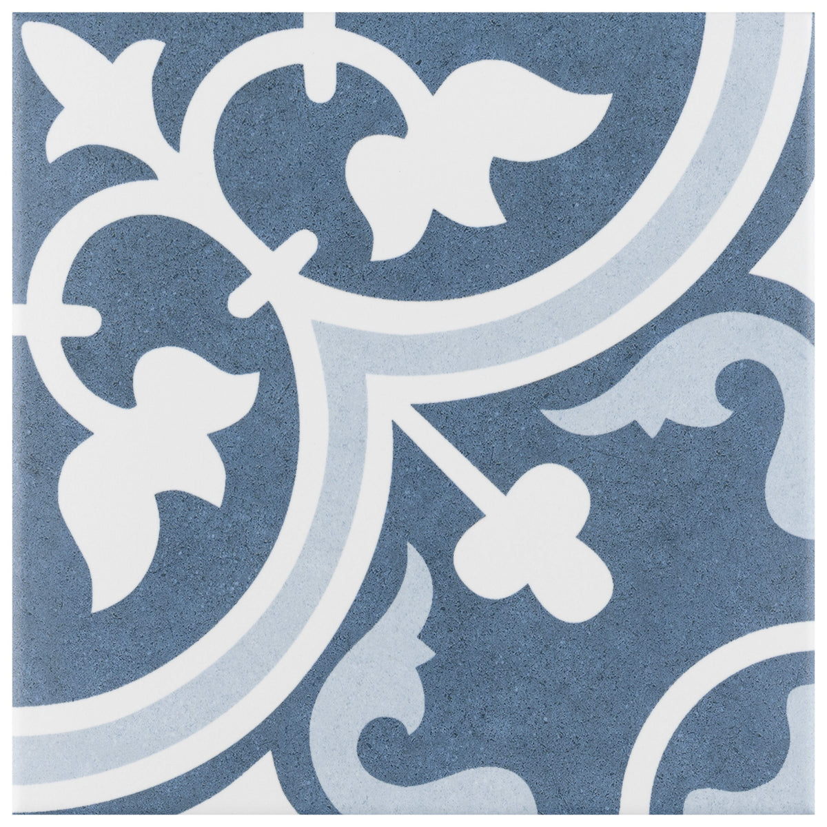 Affinity Tile Arte Artic 10-in x 10-in Satin Porcelain Encaustic Floor and Wall Tile product image
