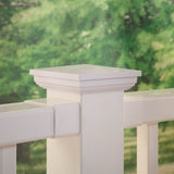 RELIABILT White Plastic Deck Post Cap