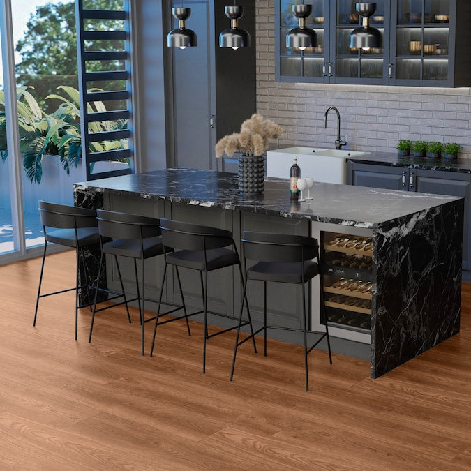 STAINMASTER Halladay Oak 10-mm T x 7-1/2-in W x 50-in L Waterproof Wood Plank Laminate Flooring (21.06-sq ft / Carton)
