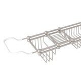 Rohl 5.75-in H Adhesive Solid Brass Polished Nickel Hanging Shower Caddy - Super Arbor