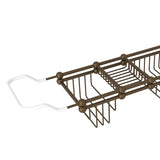 Rohl 5.75-in H Adhesive Solid Brass Polished Nickel Hanging Shower Caddy - Super Arbor