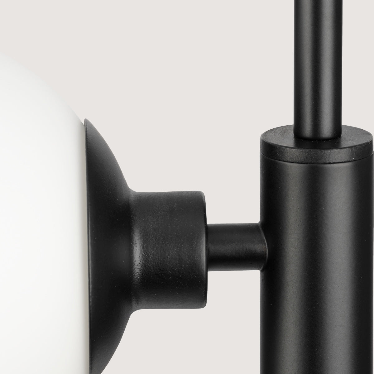 Progress Lighting Avec 3-Light Matte Black Modern/Contemporary White Glass Linear Medium Hanging Pendant Light