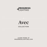 Progress Lighting Avec 3-Light Champagne Bronze Modern/Contemporary Drum Medium Hanging Pendant Light