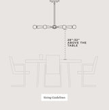 Progress Lighting Avec 4-Light Matte Black Modern/Contemporary Chandelier