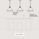 Progress Lighting Avec 3-Light Matte Black Modern/Contemporary White Glass Linear Medium Hanging Pendant Light