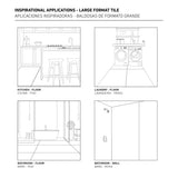 Satori Calacatta Dorado 24-in x 48-in Polished Porcelain Marble Look Floor and Wall Tile (7.75-sq. ft/ Piece)