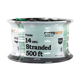 500 ft. 14/1 White Stranded THHN Wire - Super Arbor