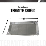 Amerimax Termite Shield, 9-in x 17-in, Silver 30-Gauge Galvanized Steel Step Flashing