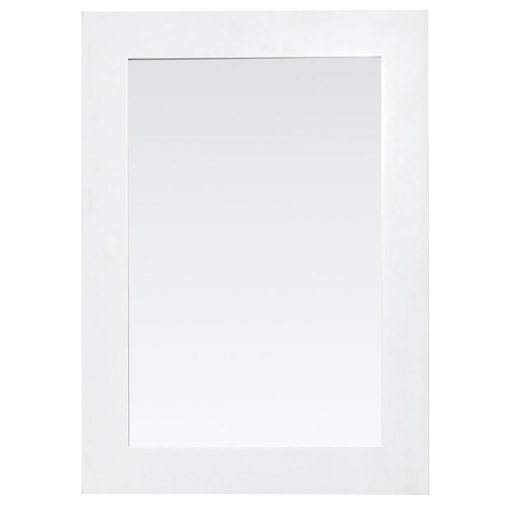 22 in. W x 30 in. H Framed Rectangular  Bathroom Vanity Mirror in Pebble Grey