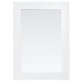 22 in. W x 30 in. H Framed Rectangular  Bathroom Vanity Mirror in Pebble Grey