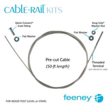 Feeney 50-ft Stainless Steel Cable Hardware Kit