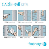 Feeney 25-ft Stainless Steel Cable Hardware Kit